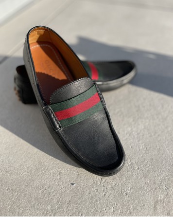 Mokasíny pánské Gucci CAR SHOES černé